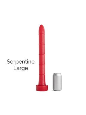 Mr. Hankey's Toys Serpentine Dildo - Red L