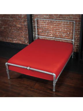 Sheets of SF Fitted Sheet 180 x 200 x 25 cm - Red