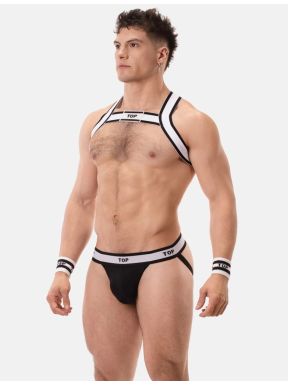 Barcode Berlin Jockstrap Top - Black-White   