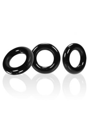 Oxballs WILLY RINGS 3-pack cockrings - Black
