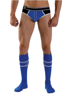 Mister B URBAN Football Socks with Pocket Blue - buy online at www.misterb.com
