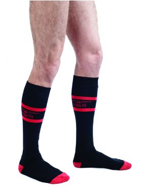 Mister B Code Red Football Socks - buy online at www.misterb.com