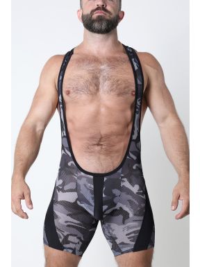 Cellblock 13 Ajax Camo Singlet - Grey