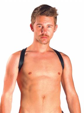 Mister B Leather Sling Harness Premium Black - buy online at www.misterb.com